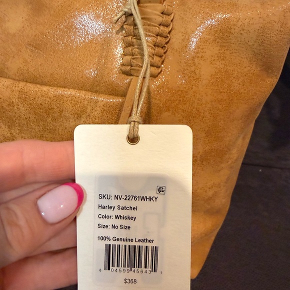 HOBO Tan Leather Tote with Gold Accents - Picture 2 of 10